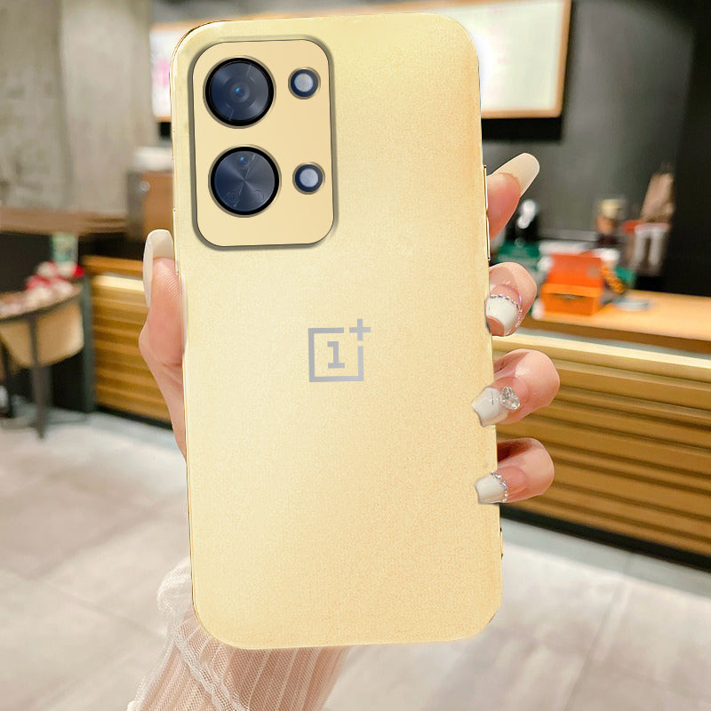 NORD 2T 5G CAMERA & LENS PROTECTION METALLIC FINISH PHONE BACK CASE