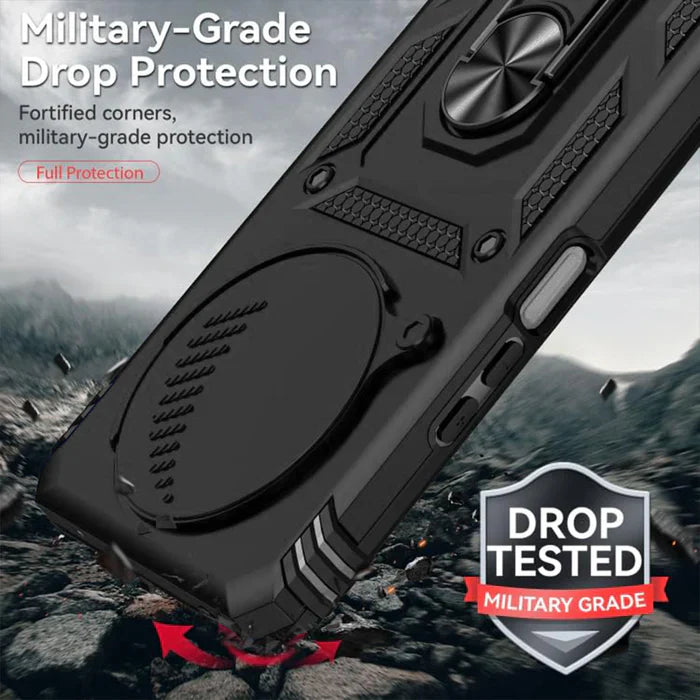 Oppo F29 5G Armor Military-grade Case With Sliding Camera Cover & 360 Kickstand