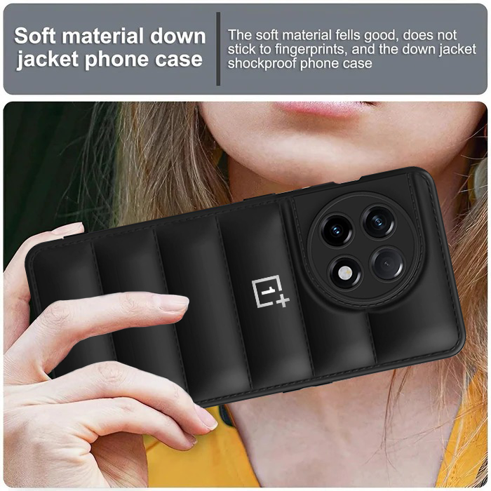 The Puffer Edition Soft Material Down Jacket Phone Case For OnePlus 11R
