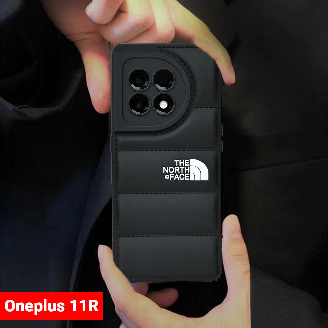 OnePlus Series The North Face Puffer Edition Black Bumper Back Case