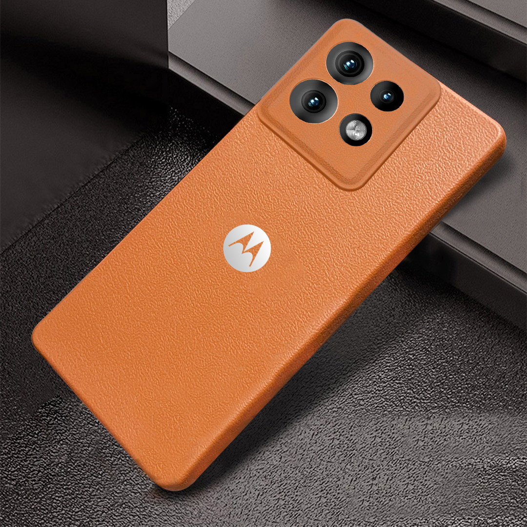 MOTO EDGE 60 FUSION 5G Solid Color Leather Texture Matte Phone Back Case
