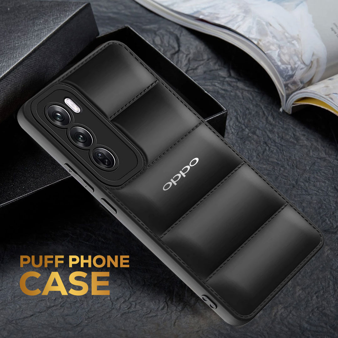 OPPO RENO 12 5G The Puffer Edition Soft Material Down Jacket Phone Case