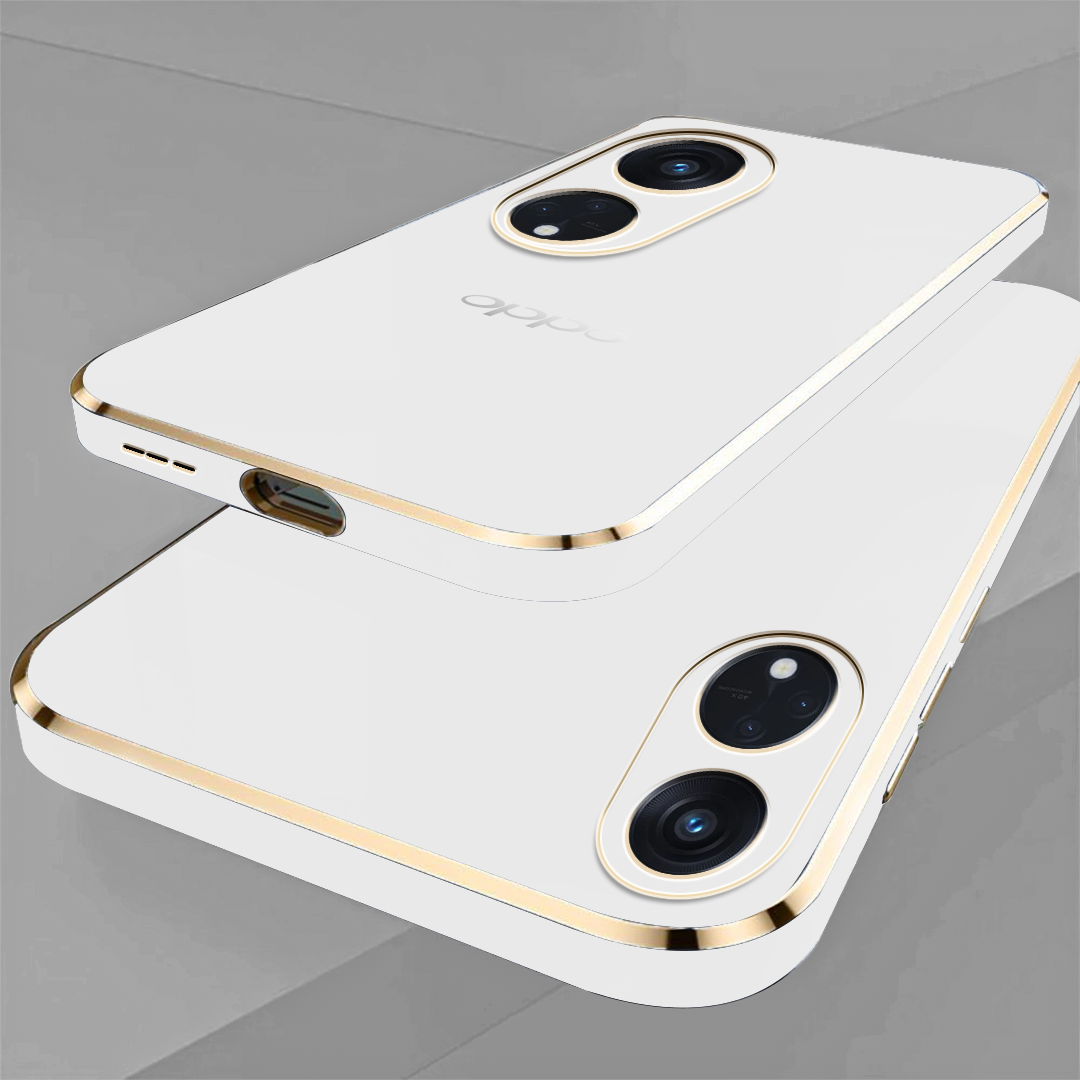 OPPO F23 5G ULTRA-SHINE GOLD ELECTROPLATED LUXURIOUS BACK CASE WITH CAMERA PROTECTION