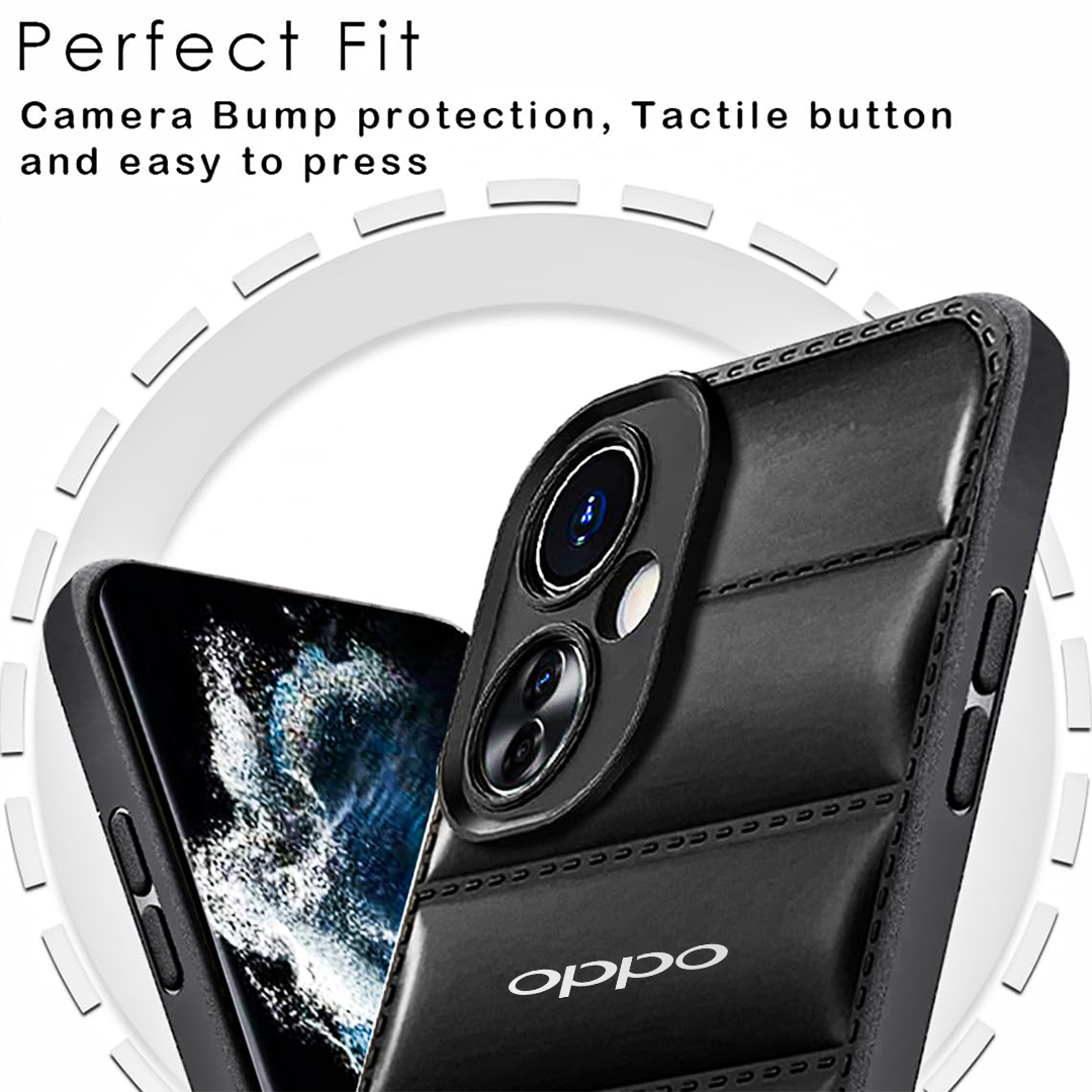 OPPO F25 PRO 5G The Puffer Edition Soft Material Down Jacket Phone Case