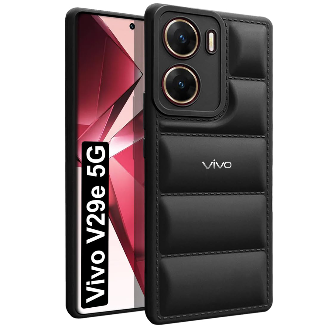 VIVO V29e 5G The Puffer Edition Soft Material Down Jacket Phone Case