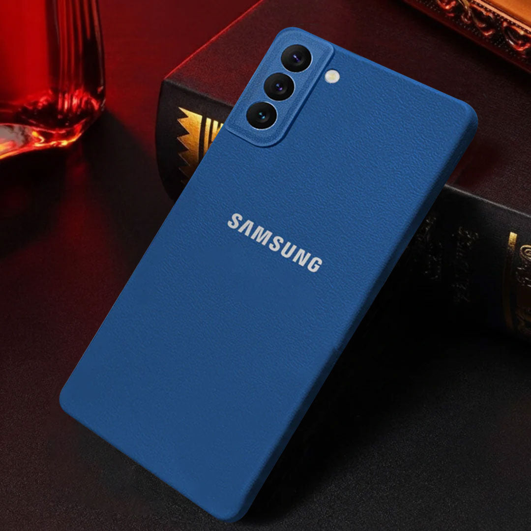 Samsung Galaxy S22 5G Solid Color Leather Texture Matte Phone Back Case