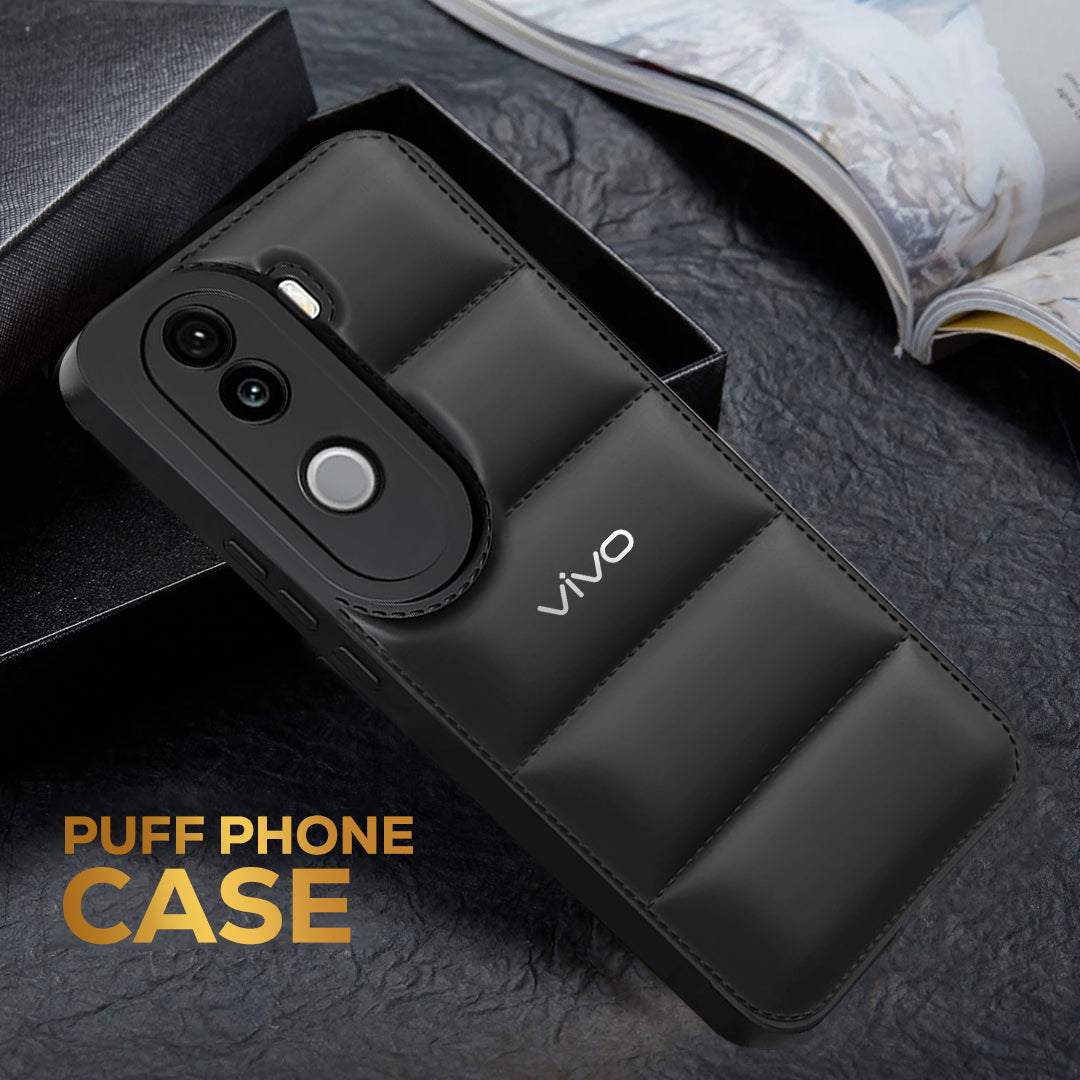 VIVO V40E 5G The Puffer Edition Soft Material Down Jacket Phone Case