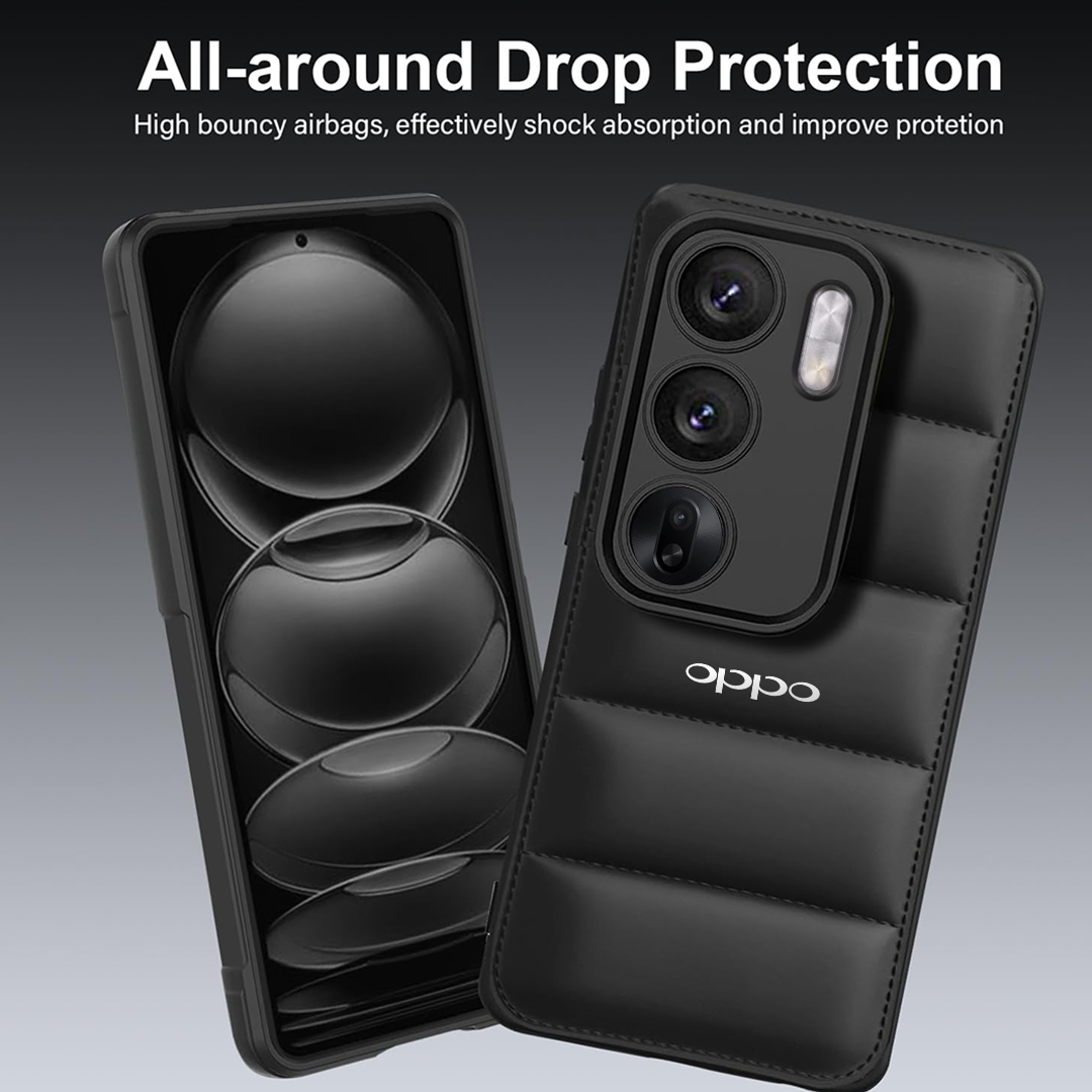 OPPO RENO 12/12 PRO 5G The Puffer Edition Soft Material Down Jacket Phone Case