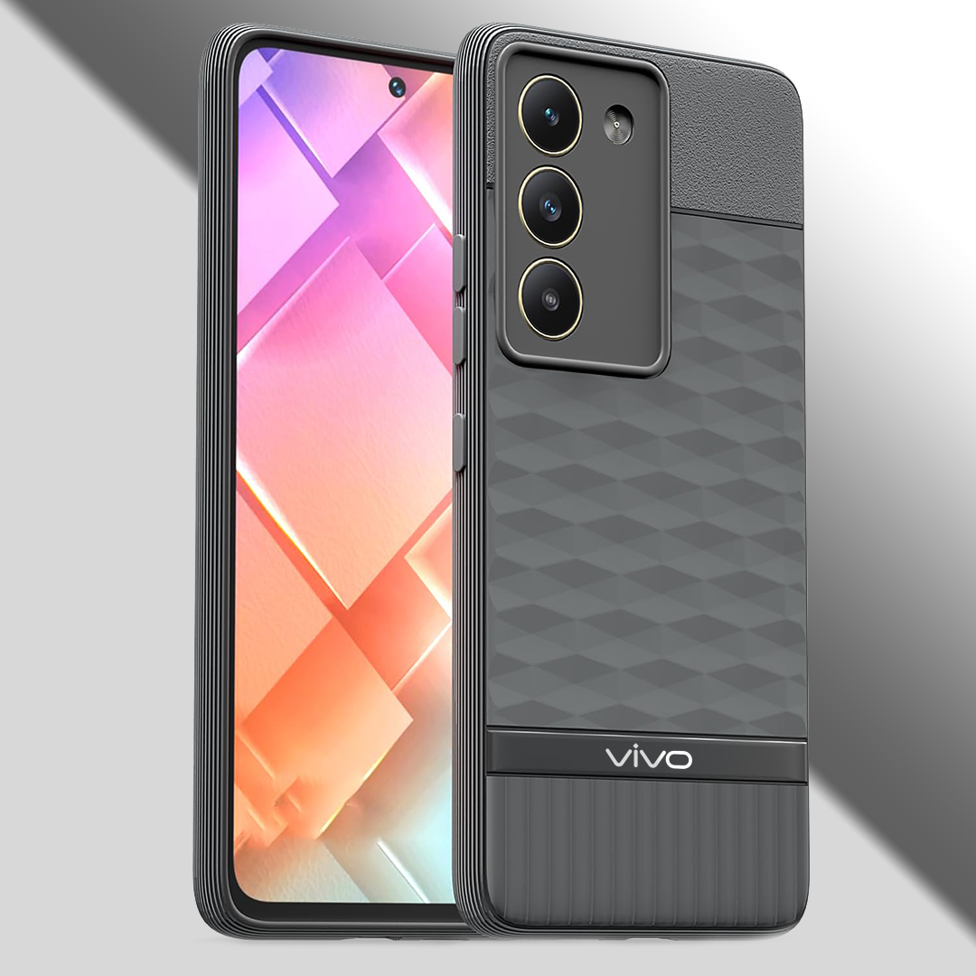 VIVO T3 5G 3D Hexa Cube Design Drop Protection | Camera Protection TPU Back Case