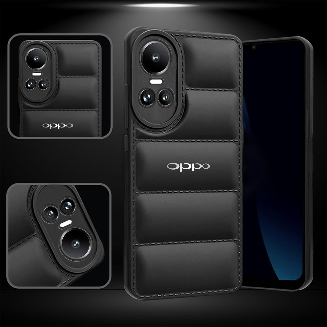 OPPO RENO 10 5G The Puffer Edition Soft Material Down Jacket Phone Case