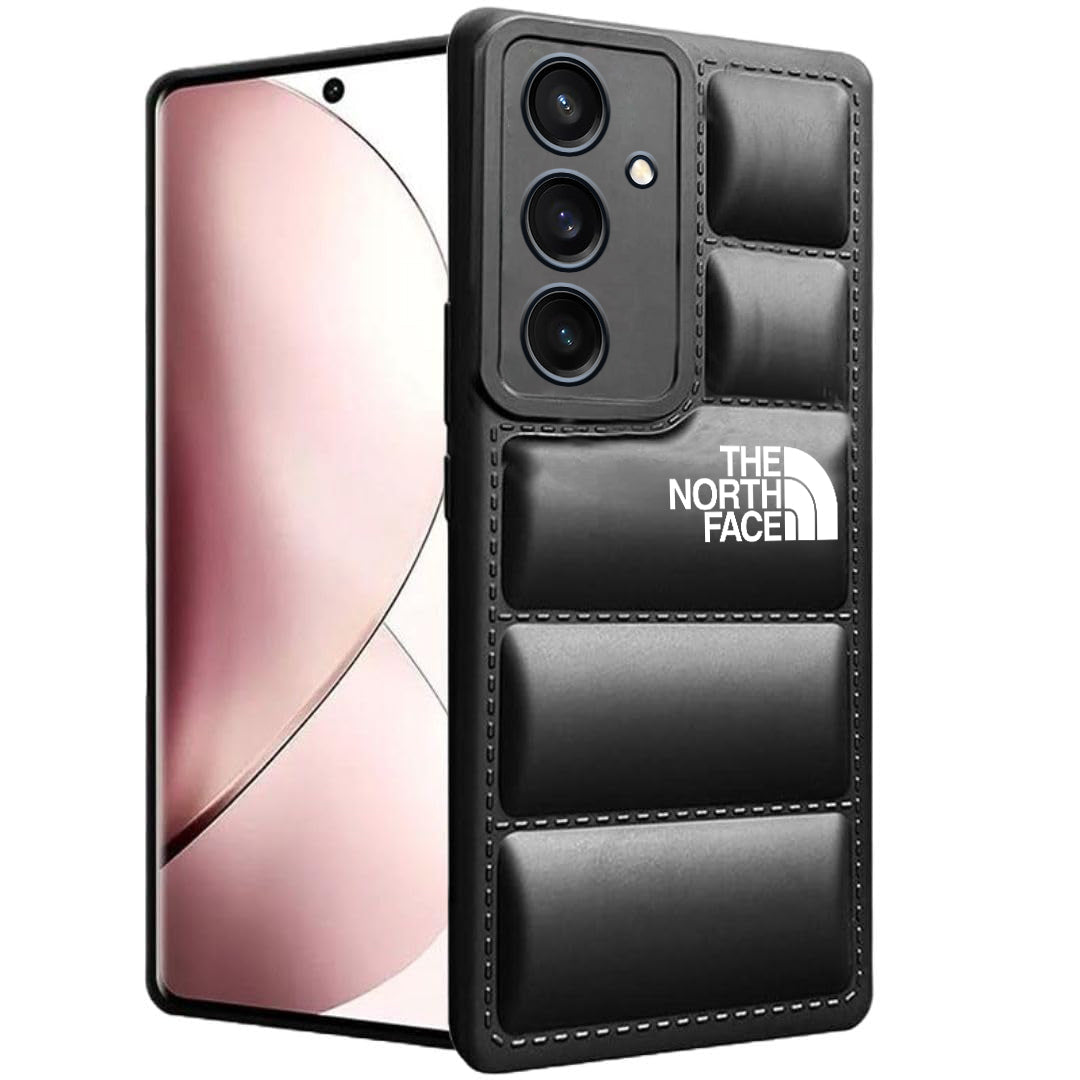 Galaxy A54 5G The North Face Puffer Edition Black Bumper Back Case