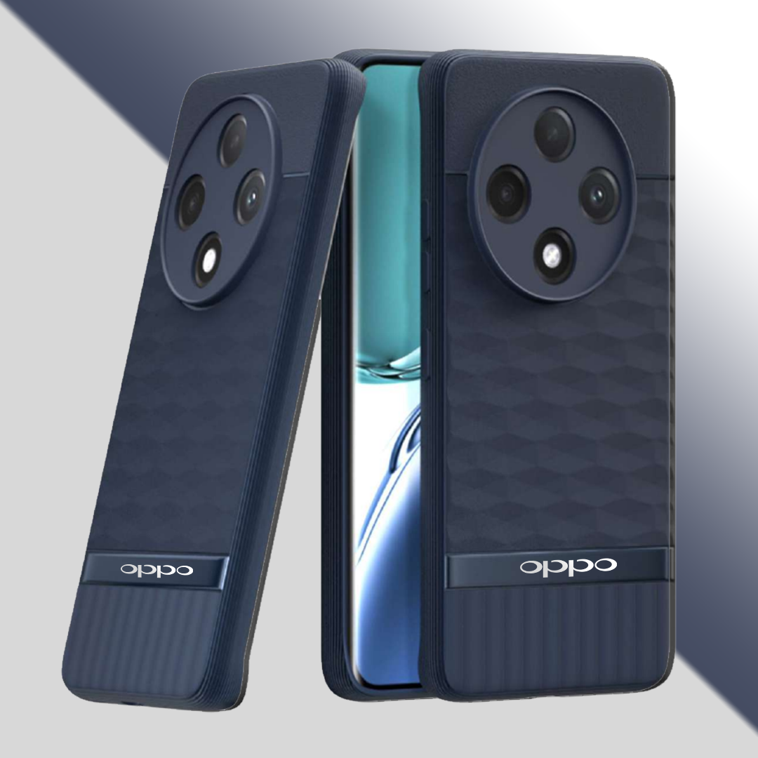OPPO F27 PRO PLUS 5G 3D Hexa Cube Design Drop Protection | Camera Protection TPU Back Case