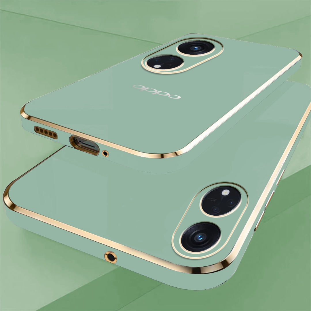 OPPO F23 5G ULTRA-SHINE GOLD ELECTROPLATED LUXURIOUS BACK CASE WITH CAMERA PROTECTION