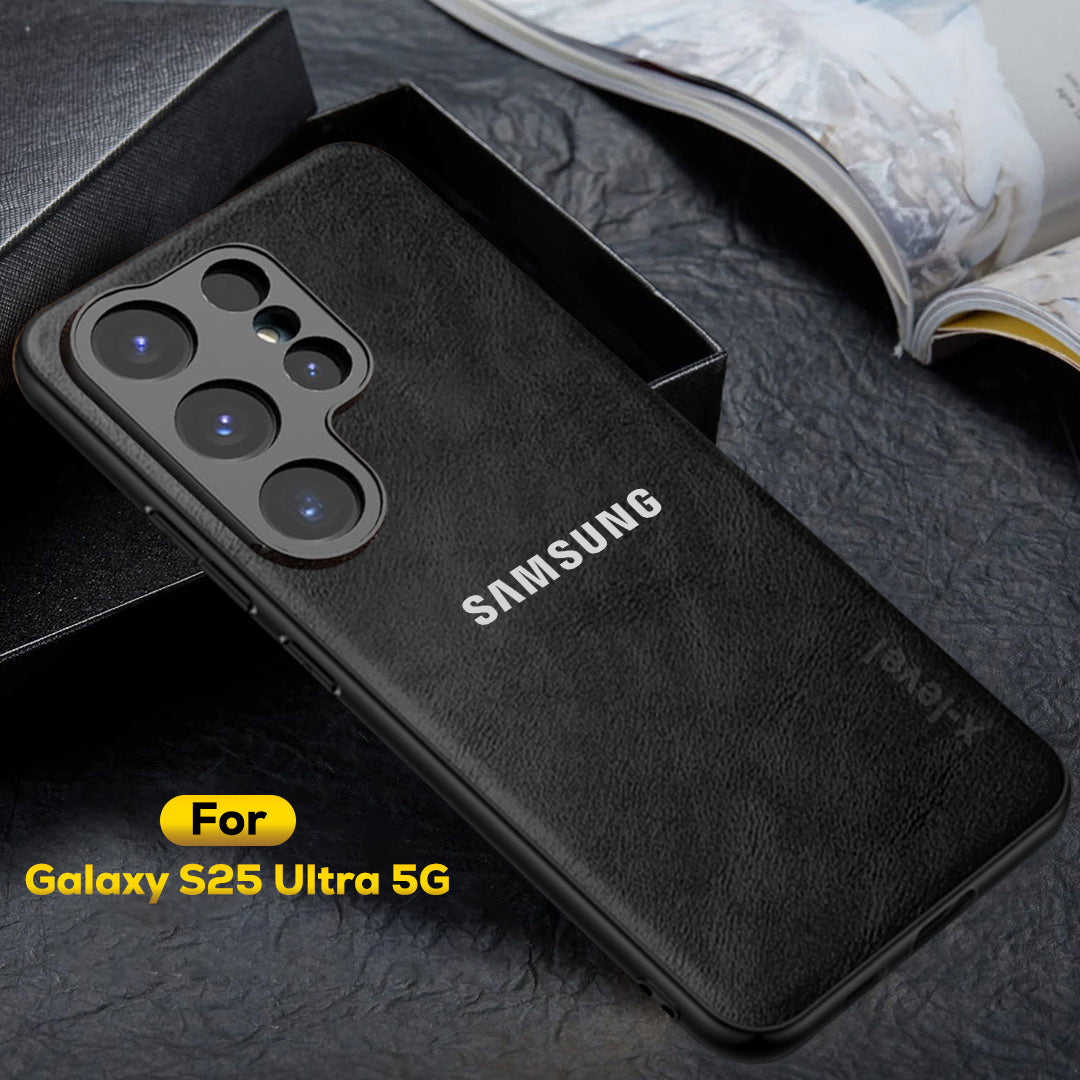 Galaxy S25 ULTRA 5G PU LEATHER PROTECTIVE BACK CASE WITH CAMERA PROTECTION