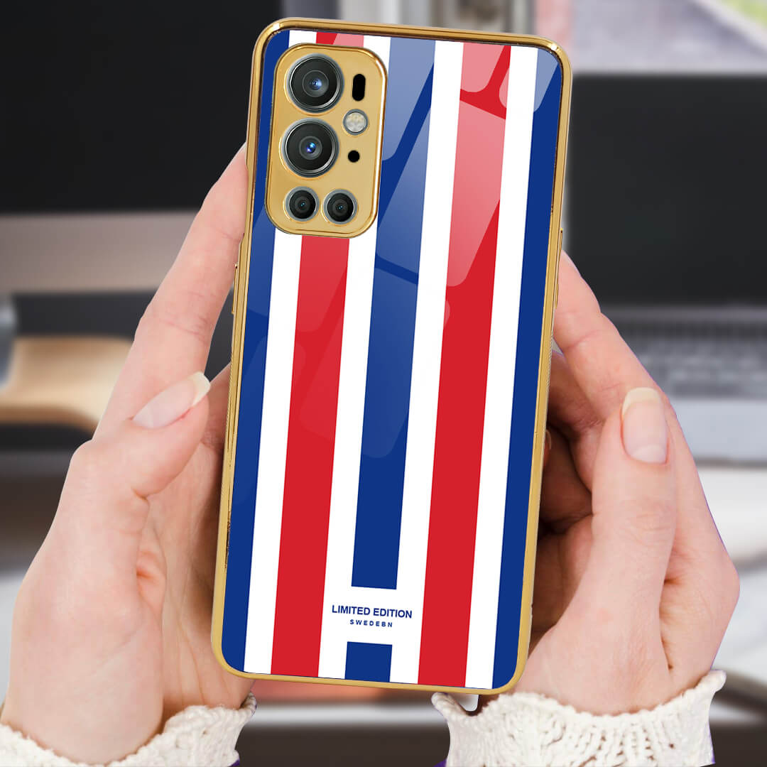 PhoneCases.Co.in- OnePlus 9 Pro Designer Multi Color Pattern Glass Protective Case/Cover