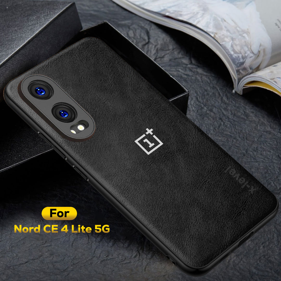 ONEPLUS NORD CE 4 LITE 5G Business Style PU LEATHER PROTECTIVE BACK CASE WITH CAMERA PROTECTION