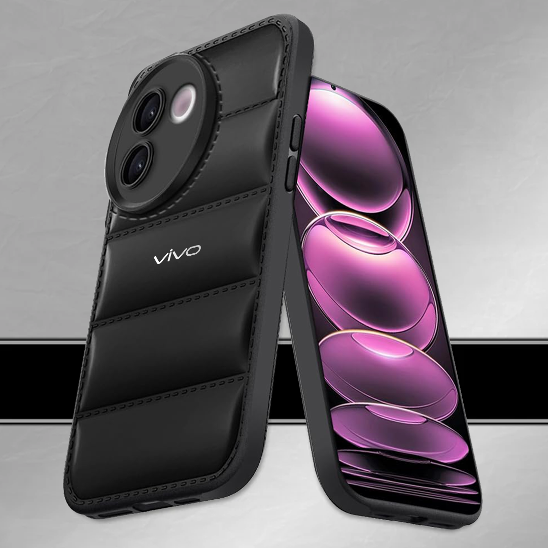 VIVO V30E 5G The Puffer Edition Soft Material Down Jacket Phone Case