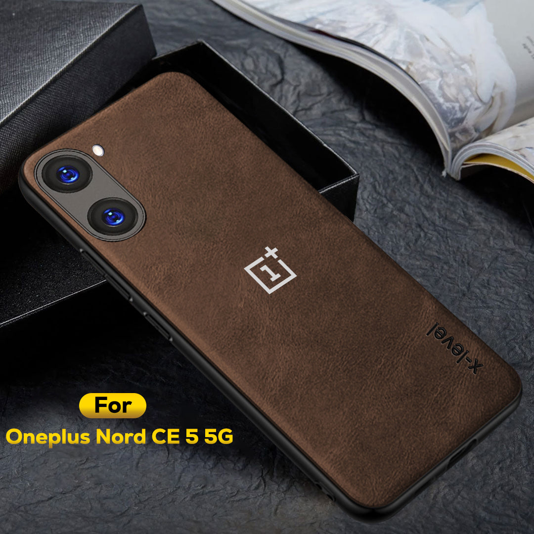 ONEPLUS NORD CE5 5G Business LEATHER BACK CASE WITH CAMERA PROTECTION