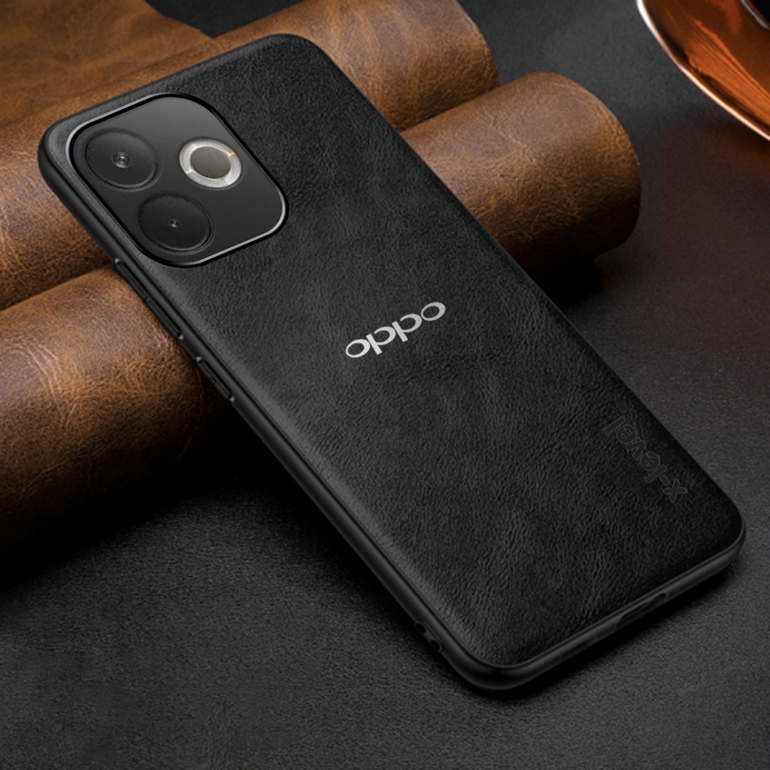 OPPO A5 PRO 5G Business Style PU LEATHER PROTECTIVE BACK CASE WITH CAMERA PROTECTION