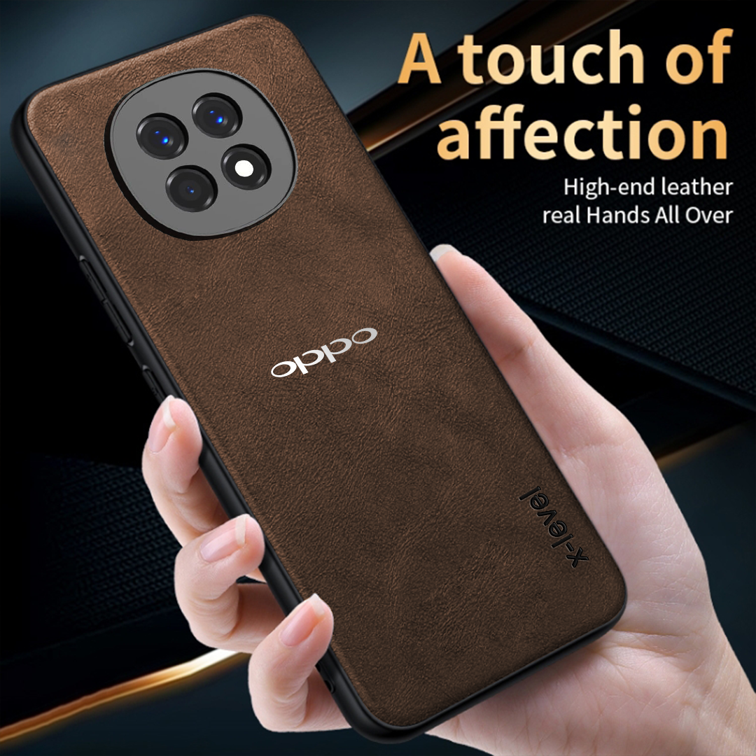 OPPO F29 5G Business Style PU LEATHER PROTECTIVE BACK CASE WITH CAMERA PROTECTION