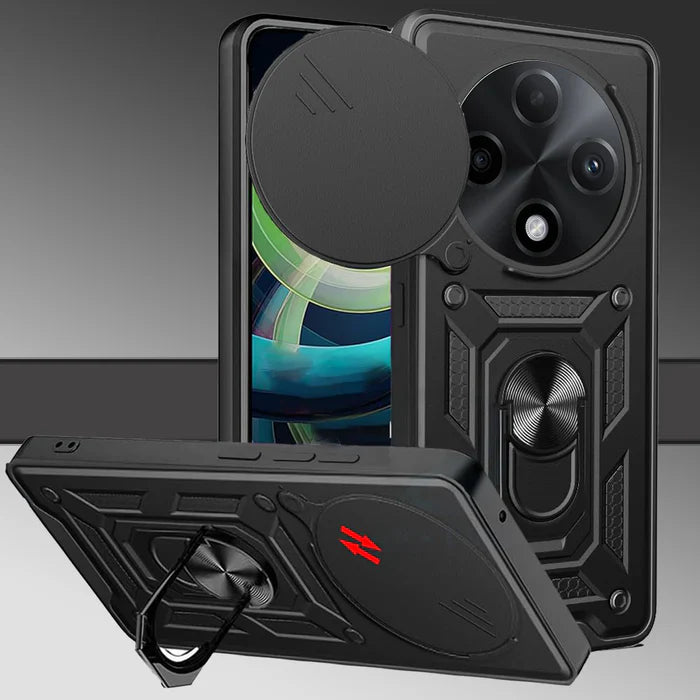 Oppo F29 5G Armor Military-grade Case With Sliding Camera Cover & 360 Kickstand