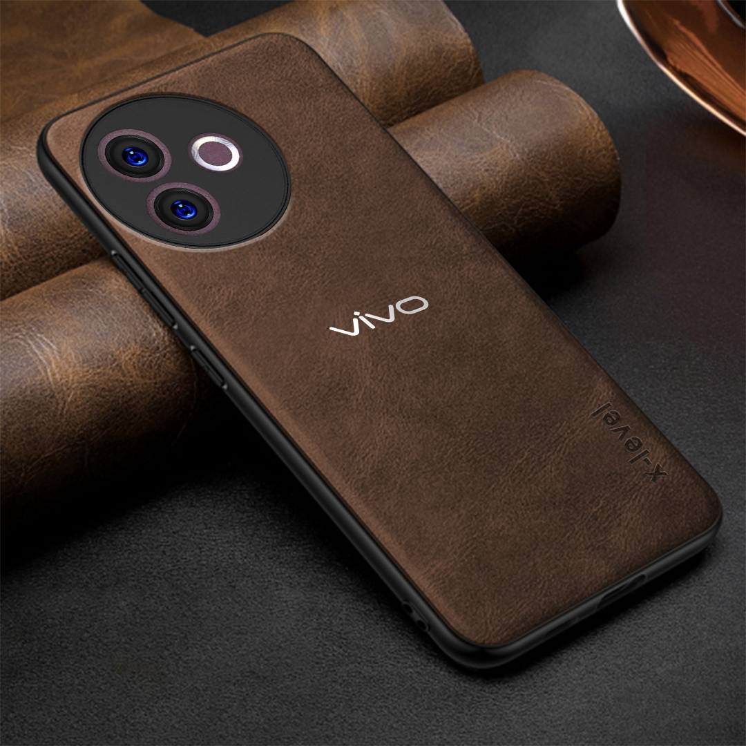 VIVO Y39 5G Business Style PU LEATHER PROTECTIVE BACK CASE WITH CAMERA PROTECTION