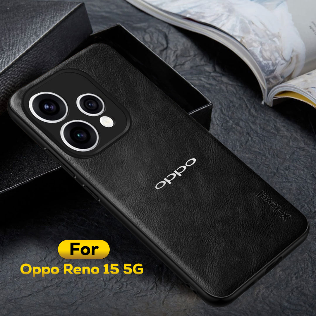 OPPO RENO 15 5G Business LEATHER BACK CASE WITH CAMERA PROTECTION