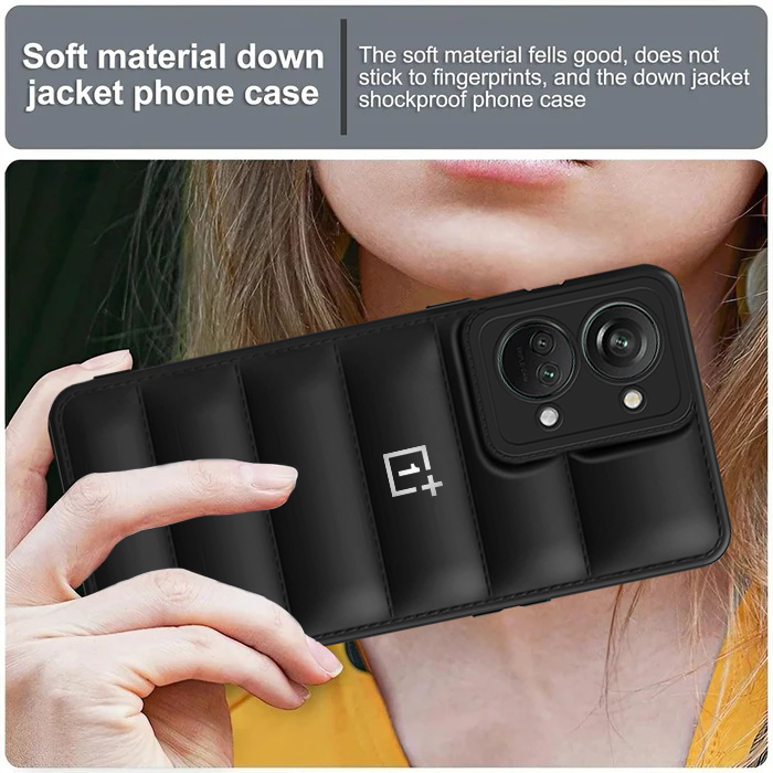 The Puffer Edition Soft Material Down Jacket Phone Case For OnePlus NORD 3 5G