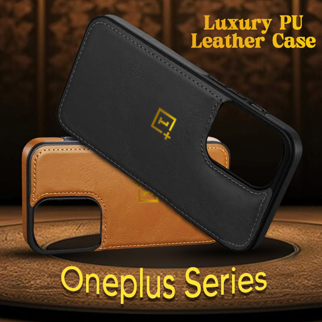 OnePlus 11R Luxurious Leather Stitched Protective Back Case