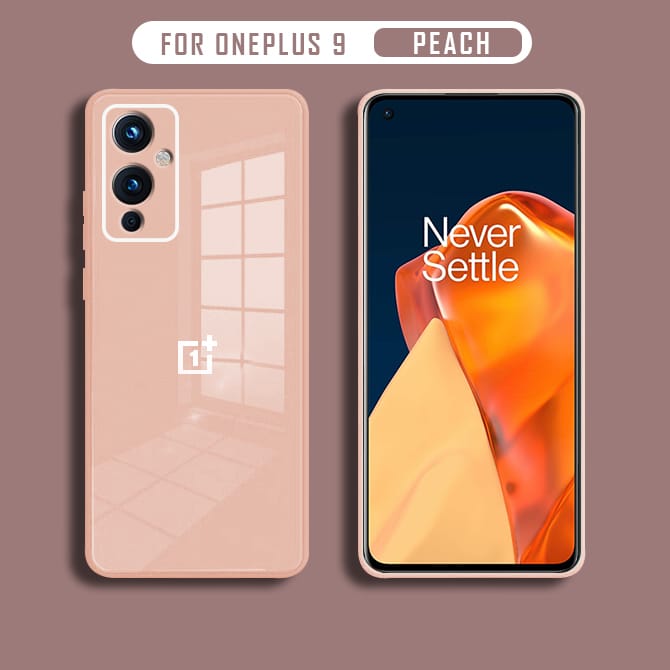 OnePlus 9 Ultra-Shine Luxurious Glass Case With Camera Protection
