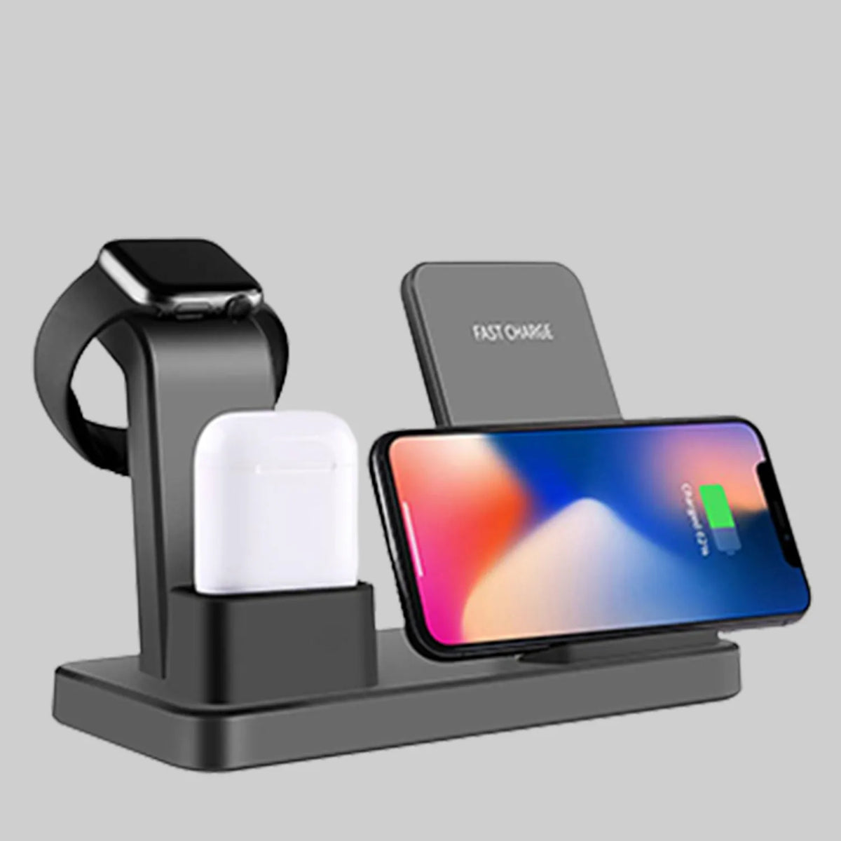 QI 3 in 1 Wireless Charger Compatible for Smart Devices