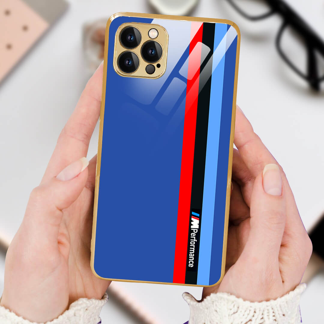 LNG iPhone-12 pro max Classic Spotless Strip Protective Back Case/Cover