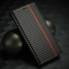 OnePlus 9 Retro PU Leather Card Slots Flip Stand Case With Magnetic Closure