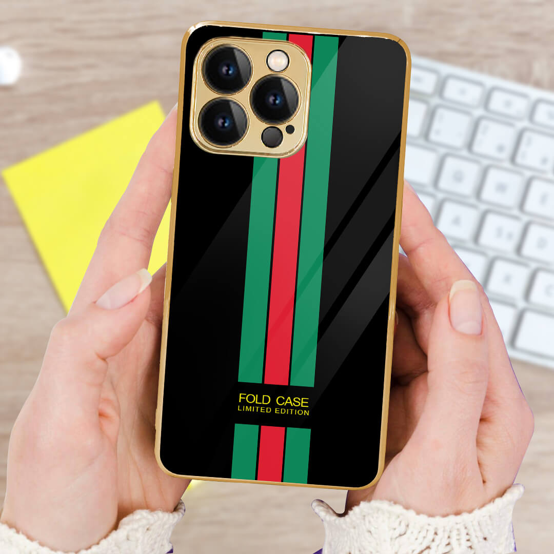 PhoneCases.Co.in Designer Glass Back Case/Cover for Apple iPhone 13/13pro/13promax (black-multicolor)