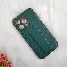 PhoneCases.Co.in- iPhone13/iPhone13 pro/iPhone 13 pro-max Carbon Leather with Back Stand case