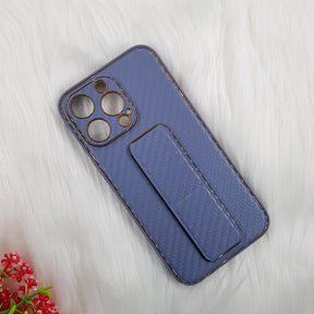 PhoneCases.Co.in- iPhone13/iPhone13 pro/iPhone 13 pro-max Carbon Leather with Back Stand case