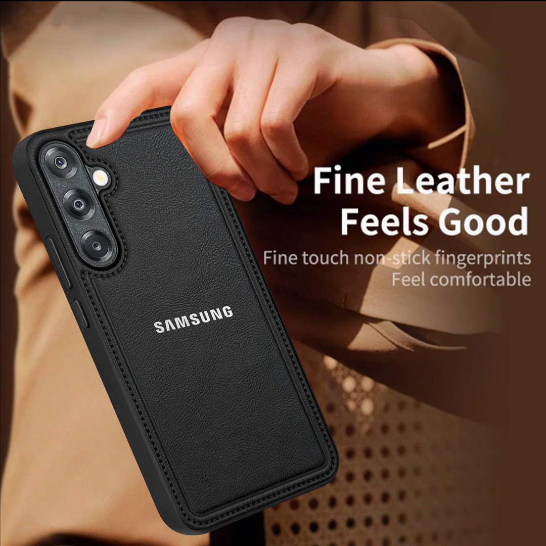Samsung Galaxy A54 5G Vintage Leather Stitched Protective Back Case