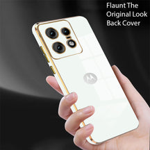 MOTOROLA EDGE 50 PRO 5G ULTRA-SHINE LUXURIOUS  BACK CASE WITH CAMERA PROTECTION