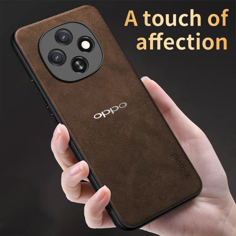 OPPO F31 PRO 5G Business Style PU LEATHER PROTECTIVE BACK CASE WITH CAMERA PROTECTION