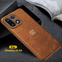 OnePlus 15 5G Business LEATHER BACK CASE WITH CAMERA PROTECTION