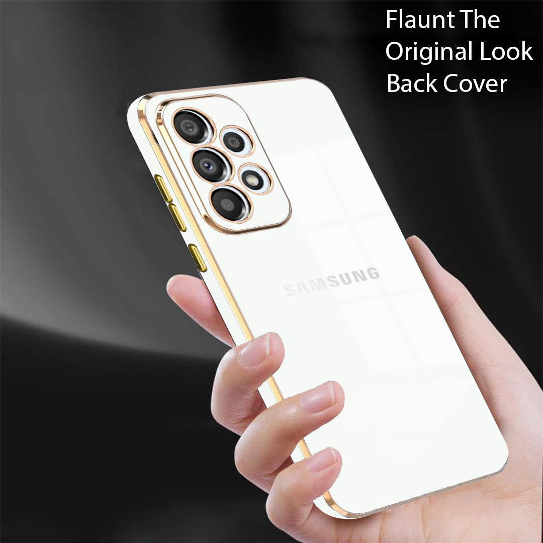 GALAXY A73 5G ULTRA-SHINE LUXURIOUS  BACK CASE WITH CAMERA PROTECTION