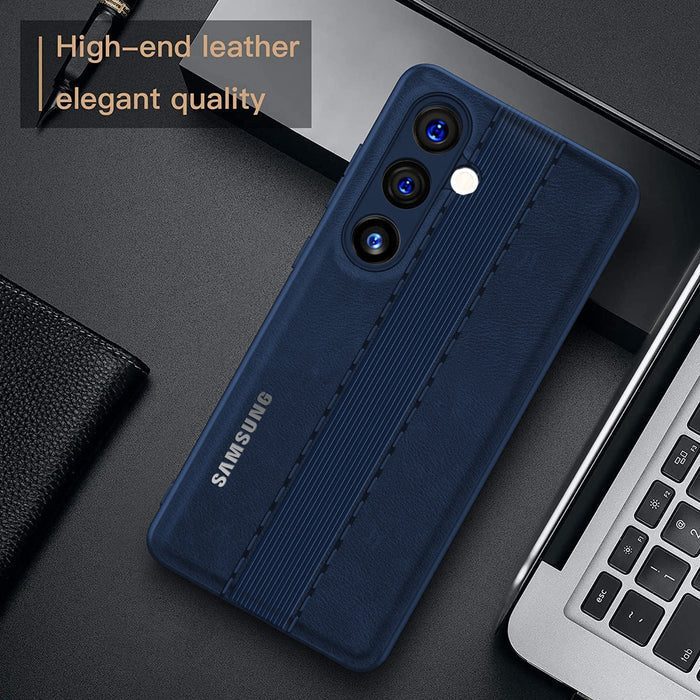 GALAXY A34 5G VINTAGE LEATHER BACK STITCHED PROTECTIVE BACK CASE