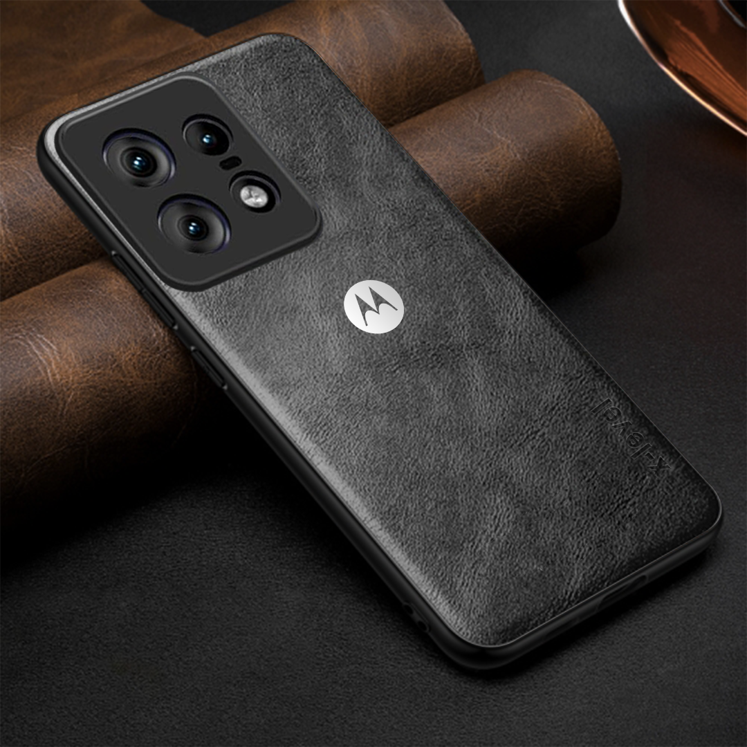 MOTOROLA EGDE 50 PRO 5G Business Style PU LEATHER PROTECTIVE BACK CASE WITH CAMERA PROTECTION