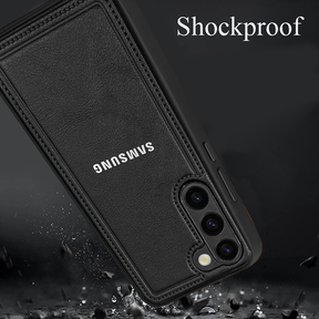Samsung Galaxy S23 5G Vintage Leather Stitched Protective Back Case