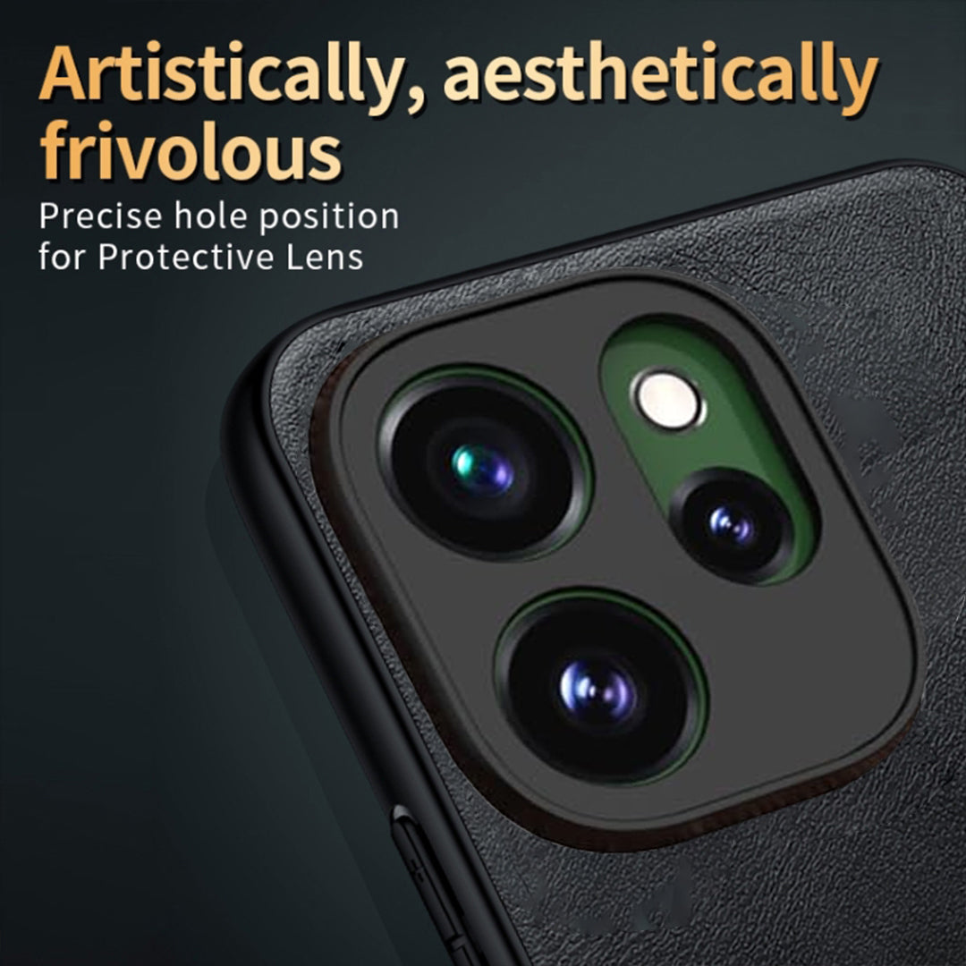 OPPO RENO 15 PRO 5G Business LEATHER BACK CASE WITH CAMERA PROTECTION WITH IMPOSED OPPO LOGO