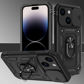 IPhone 14 5G Armor Military-grade Case With Sliding Camera Cover & 360 Kickstand