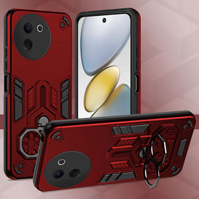 Vivo V30E 5G Armor knight Series Camera Protection 2 in 1 Shockproof Phone Cover with Kickstand