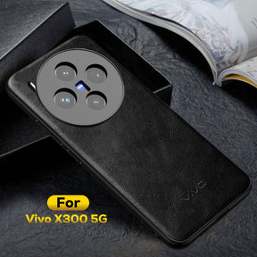 VIVO X300 5G Business LEATHER CASE WITH CAMERA PROTECTION WITH IMPOSED VIVO LOGO