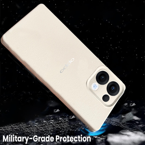 Oppo RENO 13 5G Solid Color Leather Texture Matte Phone Back Case