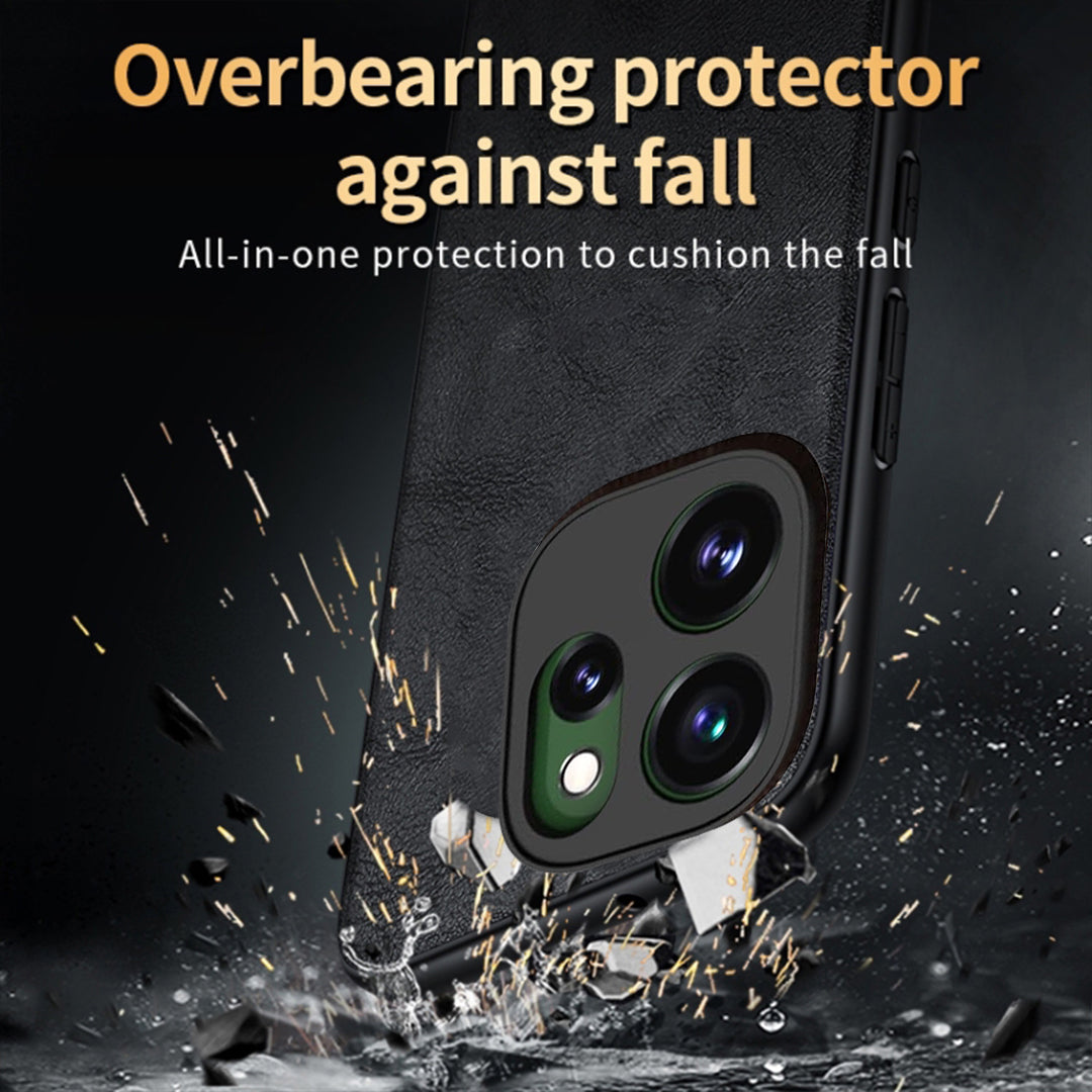 OPPO RENO 15 PRO 5G Business LEATHER BACK CASE WITH CAMERA PROTECTION WITH IMPOSED OPPO LOGO